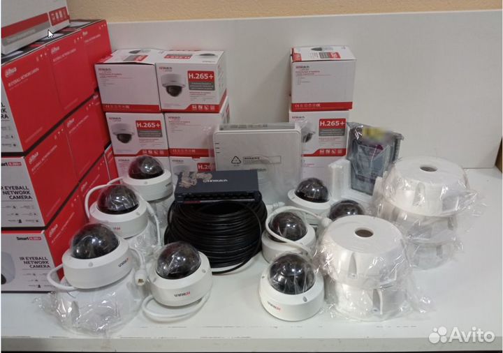 Видеонаблюдения комплект с настройкой