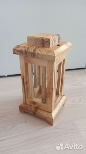 Светильник деревянный ручной работы
