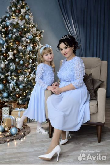 Платья мама и дочка