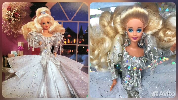 Кукла Barbie. Happy holidays. 1992