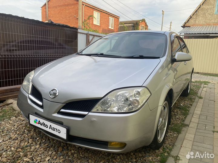 Nissan Primera 2.0 CVT, 2002, 277 700 км