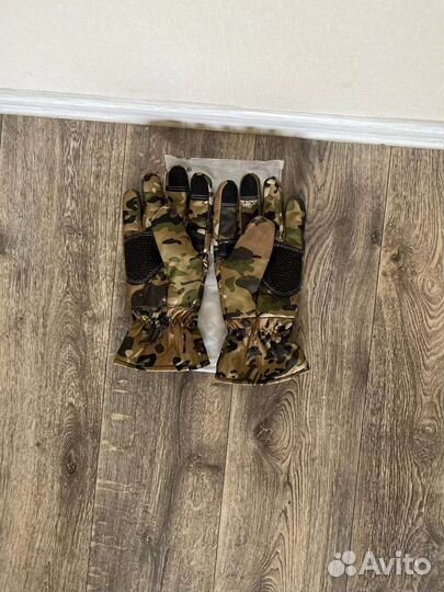 Тактические перчатки на флисе