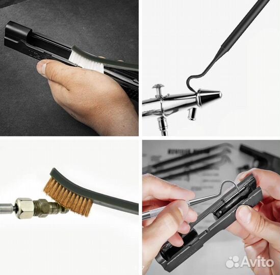 Набор крючков и щеток для чистки оружия
