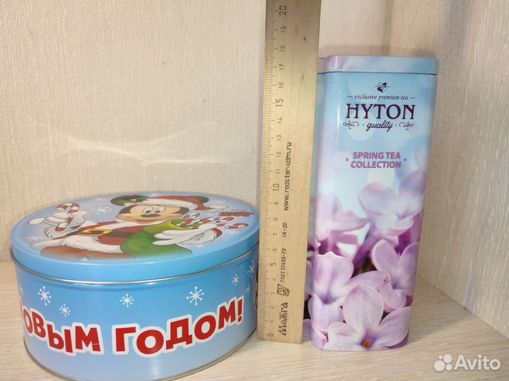 Жестяная банка коробка чай, подарок