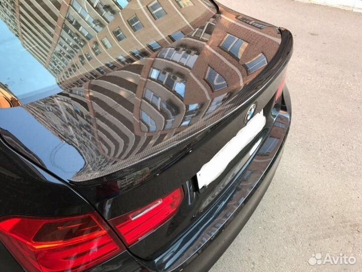 Карбоновый лип спойлер на бмв 3 ф30 Перфоменс