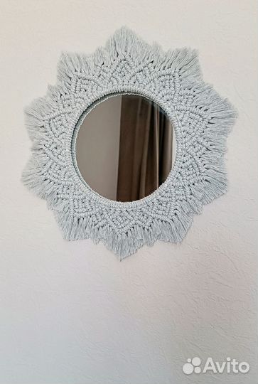 Зеркало макраме