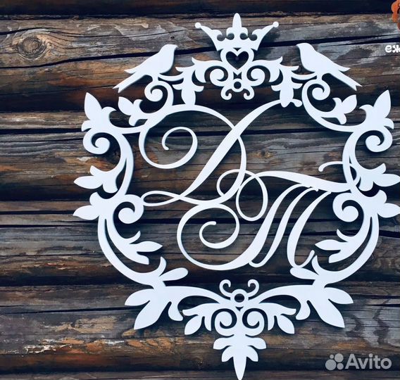 Монограмма на свадьбу (под заказ)