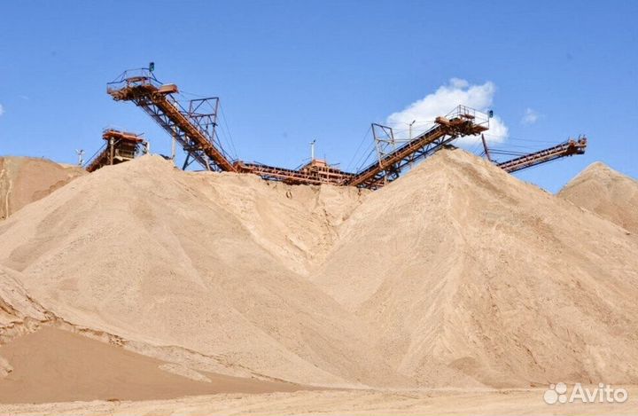 Песок карьерный от 10м3