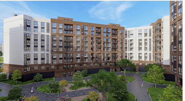 2-к. квартира, 82,9 м², 4/9 эт.