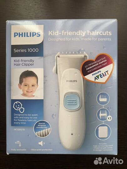 Машинка для стрижки philips для детей hc1091/15