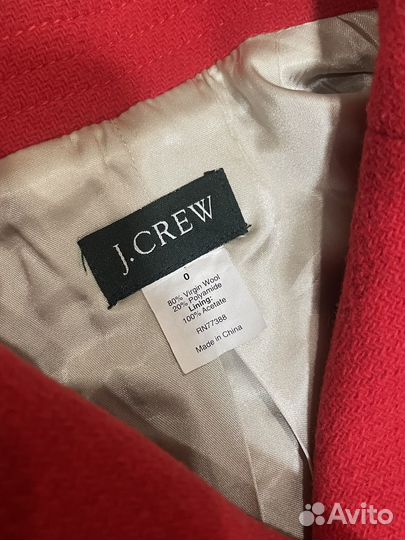 Укороченное пиджак-пальто J.Crew XS-S