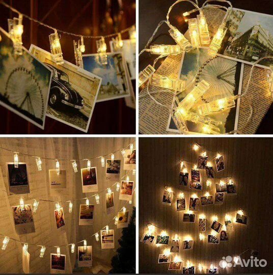 Гирлянда занавес штора звезды