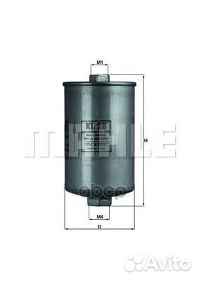 Фильтр топл.audi 80,90,100,A6 KL28 Mahle/Knecht