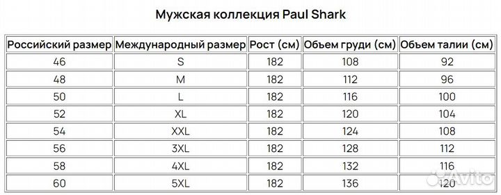 Мужское поло paul shark размер М