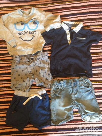 Пакет вещей для мальчика 86см