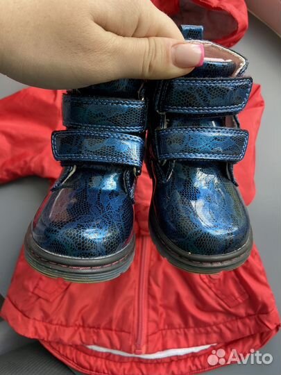 Куртка детская 80 и ботинки (осень)