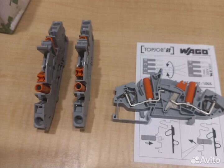 282-821 2-проводные клеммы с размыкателем