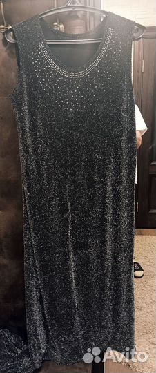 Нарядный комплект (платье и кардиган)