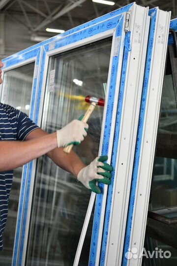 Пластиковые окна veka двухстворчатые