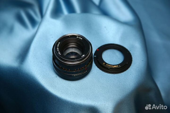 Гелиос 44М 58mm f/2 M + переходник на Canon