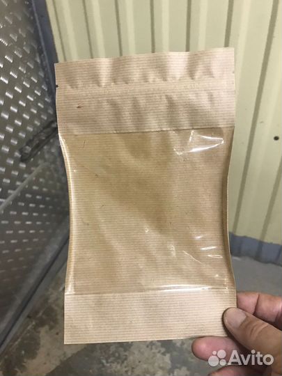 Крафт пакеты с окошком