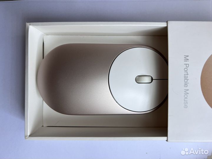 Мышь mi portable mouse (gold) bluetooth