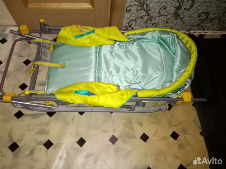 Коляска санки