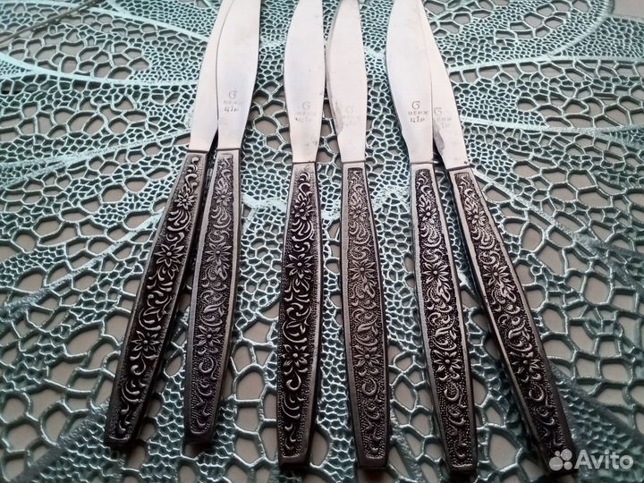 Вилки, ложки, ножи нержавейка, мельхиор добор СССР