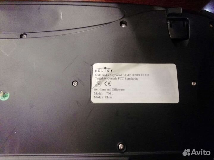 Корпус для игровой клавиатуры Oklick 770