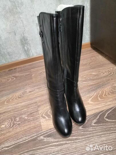 Сапоги женские натуральная кожа размер 39