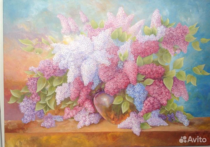 Картина сирень