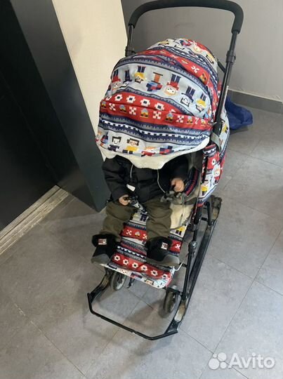 Санки коляска ника