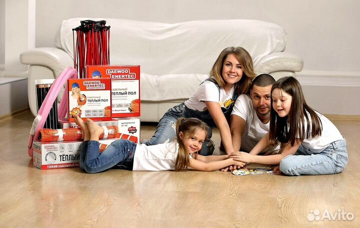 Кабельный мат для теплого пола daewoo enertec