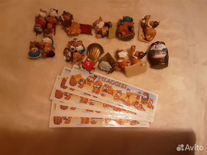 Киндер сюрприз Коты Фараоны