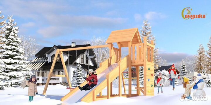 Новый детский спортивный комплекс для дачи