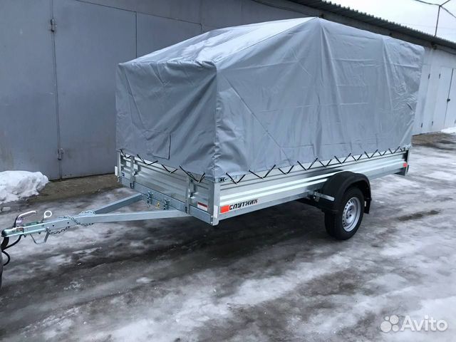 Прицеп легковой Спутник 3000х1500х300 с выс.Тентом