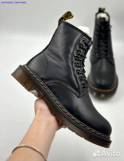 Ботинки Dr. Martens с мехом (Арт.86615)