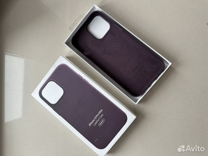 Чехол на iPhone 13 pro max кожаный оригинальный