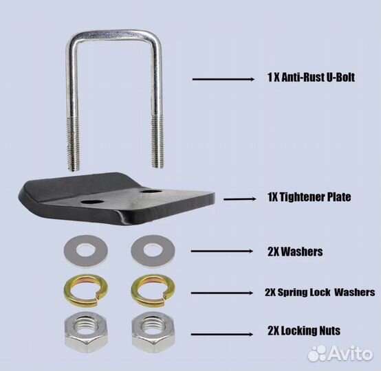 Для Фаркопа под квадрат, защита от шума