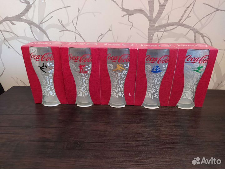 Набор стаканов Coca Cola, 5 шт, коллекция