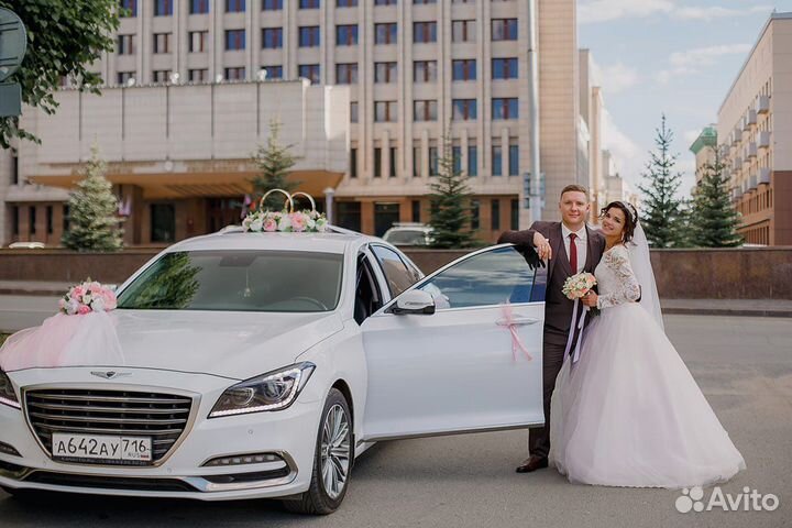 Прокат свадебных украшений на машину