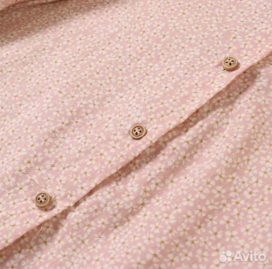 Платье бохо розовое оверсайз