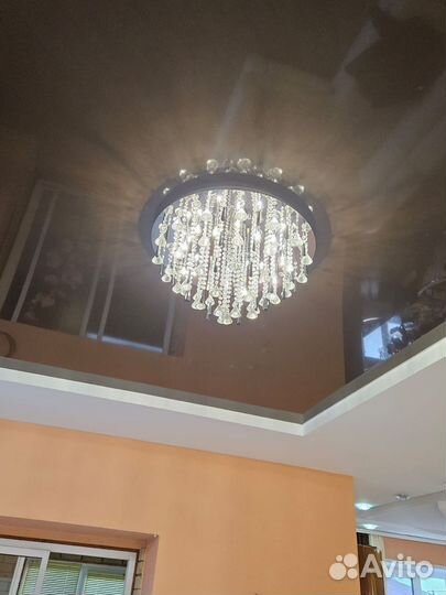 Люстра потолочная большая бу