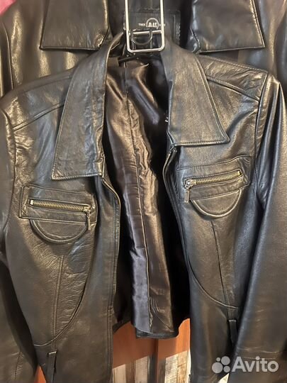 Кожаные куртки 46