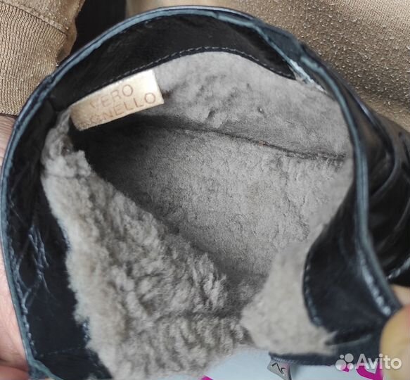 Мужские ботинки на меху Alberto Ciccioli 40р