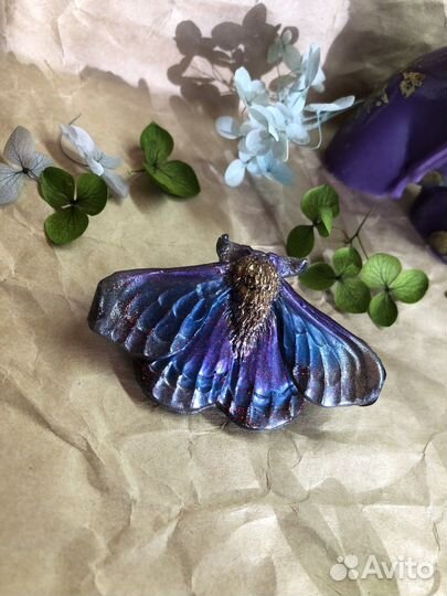 Брошь ручной работы