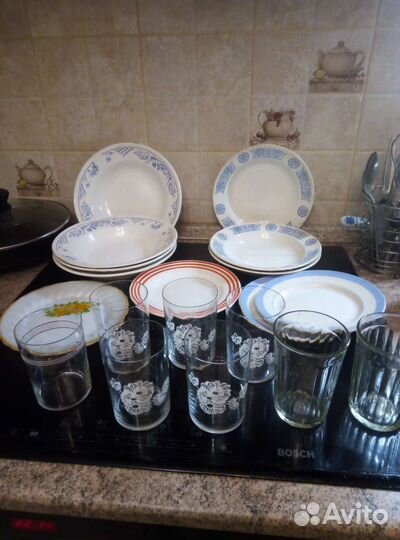 Тарелки, Кастрюли,лоток, банки СССР