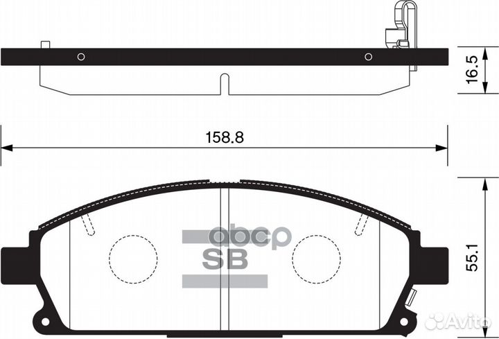 Колодки тормозные nissan pathfinder 97-04/X-TRA