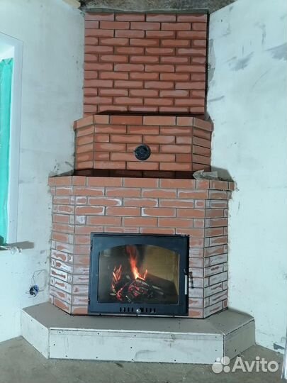 Печи камины барбекю из кирпича