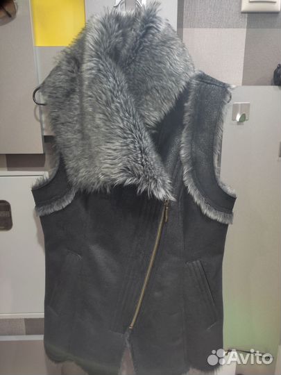 Жилетка дубленка